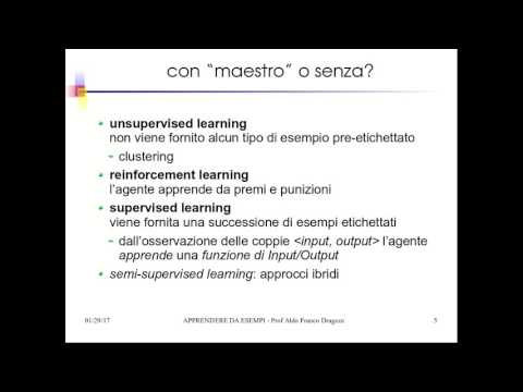 IA24.1 Apprendimento Automatico: concetti introduttivi