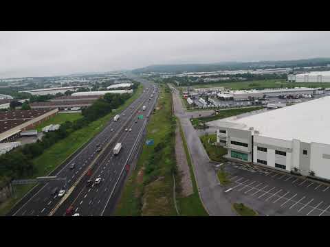 I-24 corridor drone flyover