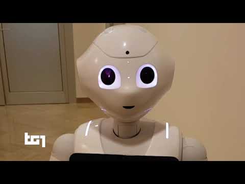 Sperimentazione del robot Pepper, il servizio del Tg1 Medicina