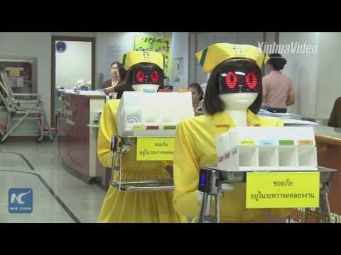 China-developed robotic nurses help in Bangkok hospital