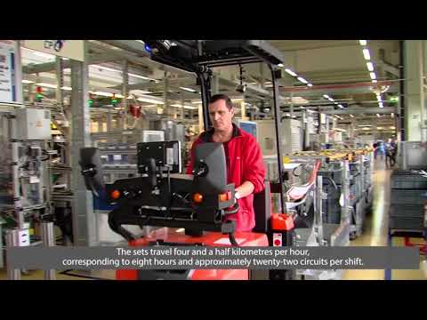 Laser-guided vehicles in BOSCH DIESEL in Jihlava save energy