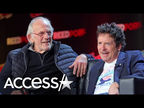 &#039;Back To The Future&#039;s&#039; Michael J. Fox &amp; Christopher Lloyd Reunite